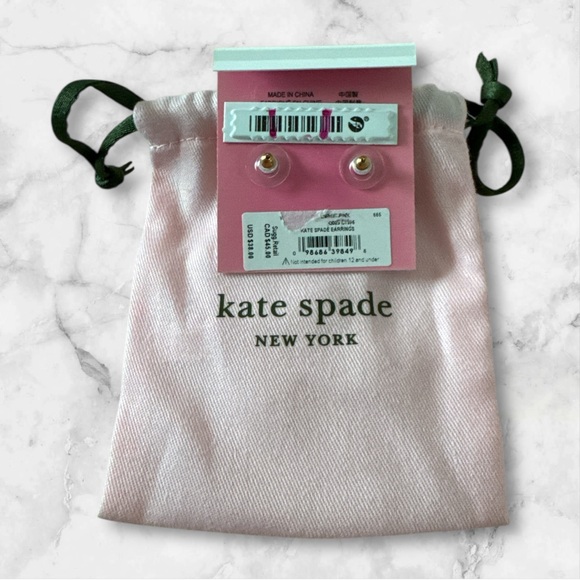 kate spade Yellow Cushion Stud Earrings - Picture 2 of 2